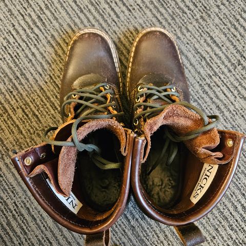 Nicks Robert in Horween Brown Waxed Flesh