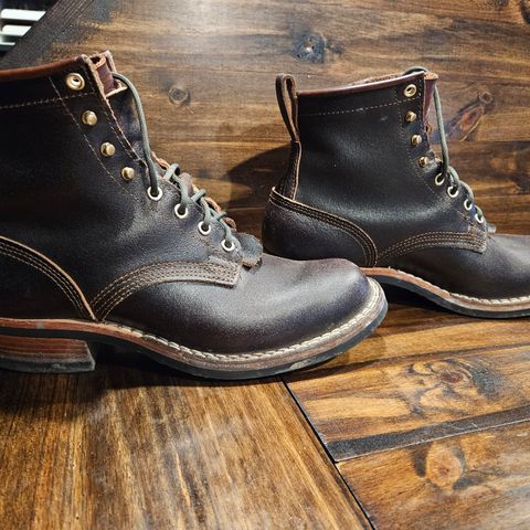 Nicks Robert in Horween Brown Waxed Flesh