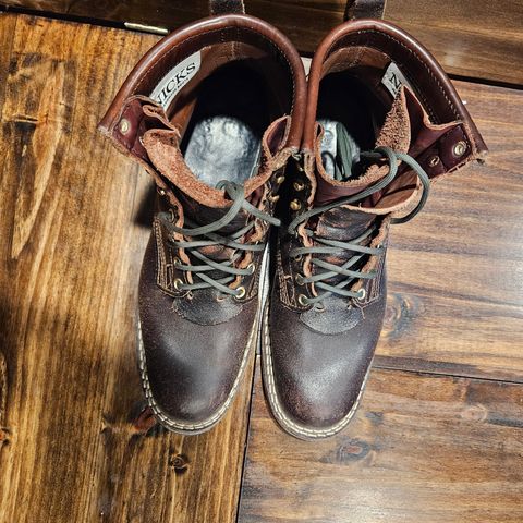 Nicks Robert in Horween Brown Waxed Flesh