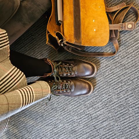 Nicks Robert in Horween Brown Waxed Flesh
