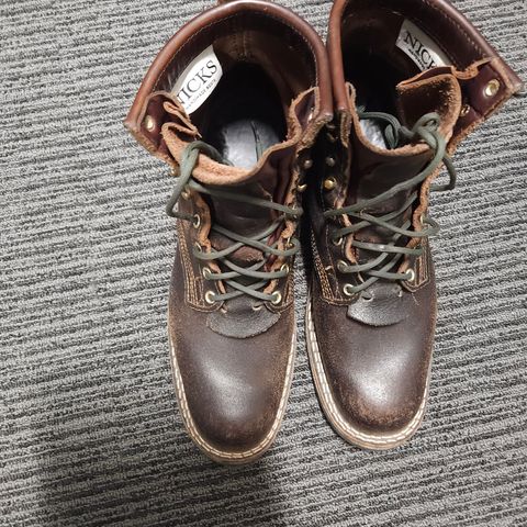 Nicks Robert in Horween Brown Waxed Flesh