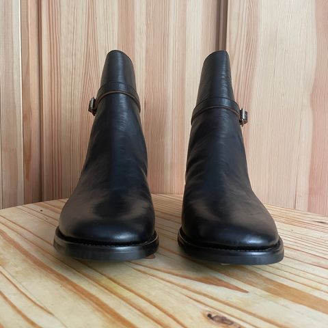 Briselblack The Kai Jodhpur in Black-Overdyed Horsebutt