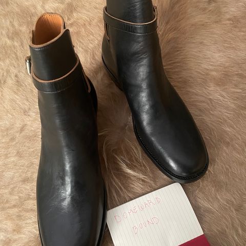 Briselblack The Kai Jodhpur in Black-Overdyed Horsebutt
