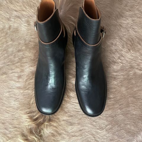 Briselblack The Kai Jodhpur in Black-Overdyed Horsebutt