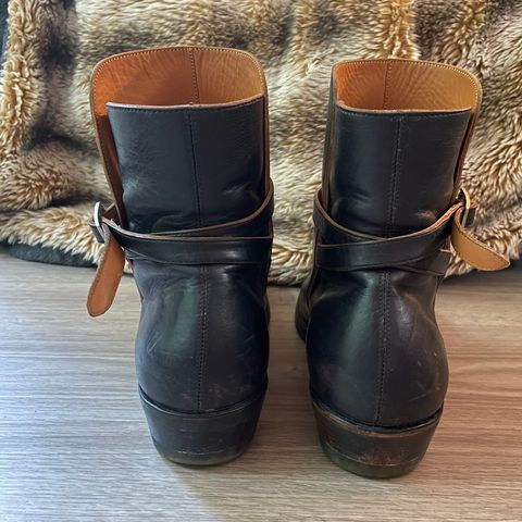 Briselblack The Kai Jodhpur in Black-Overdyed Horsebutt