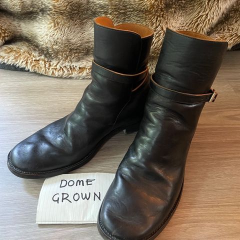 Briselblack The Kai Jodhpur in Black-Overdyed Horsebutt