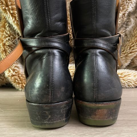 Briselblack The Kai Jodhpur in Black-Overdyed Horsebutt