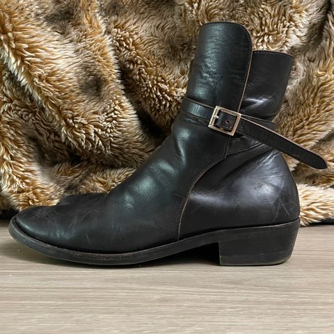Briselblack The Kai Jodhpur in Black-Overdyed Horsebutt