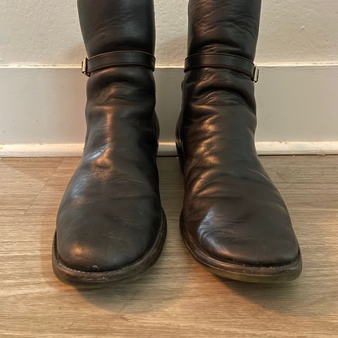 View photo of Briselblack The Kai Jodhpur in Black-Overdyed Horsebutt