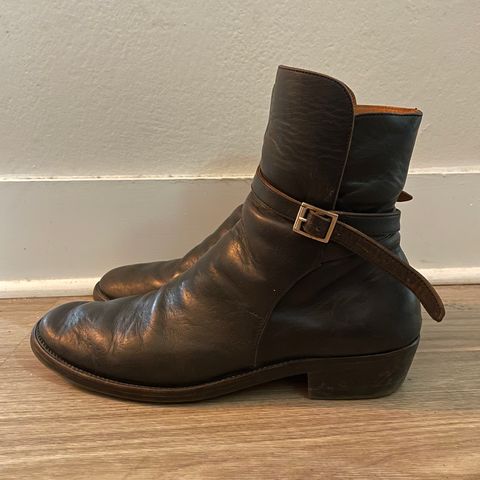 View photo of Briselblack The Kai Jodhpur in Black-Overdyed Horsebutt