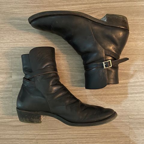 View photo of Briselblack The Kai Jodhpur in Black-Overdyed Horsebutt