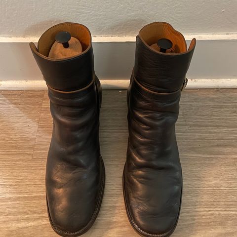 View photo of Briselblack The Kai Jodhpur in Black-Overdyed Horsebutt