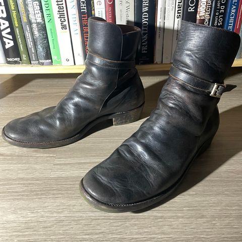 View photo of Briselblack The Kai Jodhpur in Black-Overdyed Horsebutt