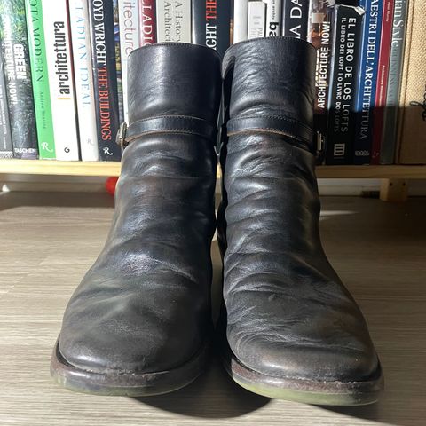 View photo of Briselblack The Kai Jodhpur in Black-Overdyed Horsebutt