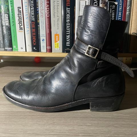 View photo of Briselblack The Kai Jodhpur in Black-Overdyed Horsebutt