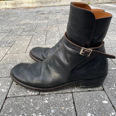 View photo of Briselblack The Kai Jodhpur in Black-Overdyed Horsebutt