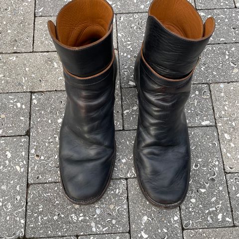 Briselblack The Kai Jodhpur in Black-Overdyed Horsebutt