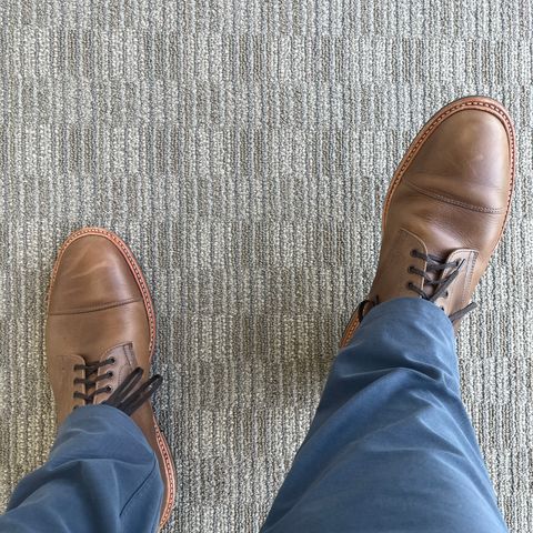 View photo of Oak Street Bootmakers Lakeshore Boot in Horween Natural Chromexcel