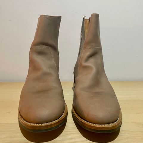 Viberg Side Zip in Maryam Fango Vitello Calf