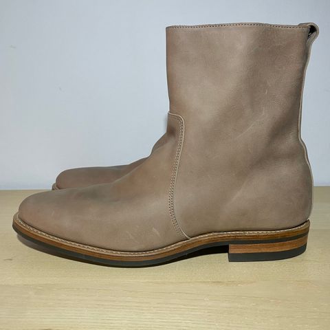 Viberg Side Zip in Maryam Fango Vitello Calf