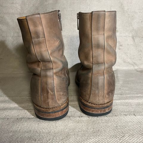 Viberg Side Zip in Maryam Fango Vitello Calf