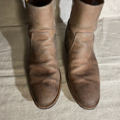 Viberg Side Zip in Maryam Fango Vitello Calf