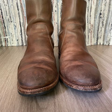 Viberg Side Zip in Maryam Fango Vitello Calf