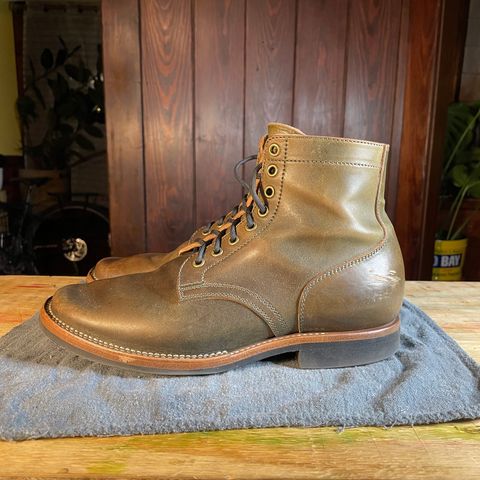 Flame Panda Boondocker in Unknown Leather