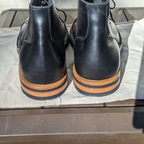 Christian Daniel Larry Lace Up Boot in LeFarc Black Albatros