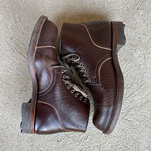 Search result thumbnail of Viberg Service Boot in Shinki Dark Brown Oiled Horsebutt