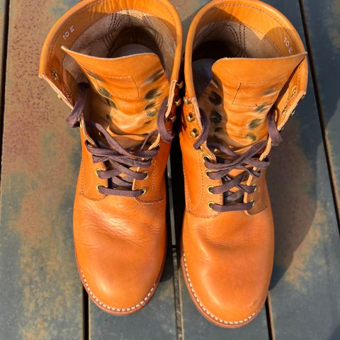 View photo of John Lofgren Steel Gang Boots in Badalassi Carlo Bone Pueblo