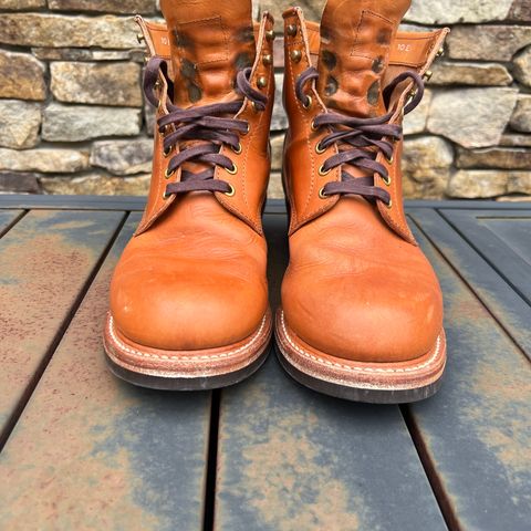 View photo of John Lofgren Steel Gang Boots in Badalassi Carlo Bone Pueblo