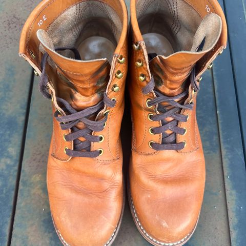 View photo of John Lofgren Steel Gang Boots in Badalassi Carlo Bone Pueblo