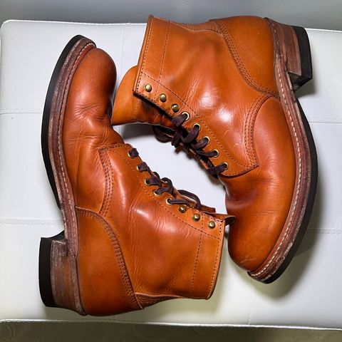 John Lofgren Steel Gang Boots in Badalassi Carlo Bone Pueblo