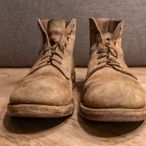 Oak Street Bootmakers Field Boot in Horween Natural Chromexcel Roughout
