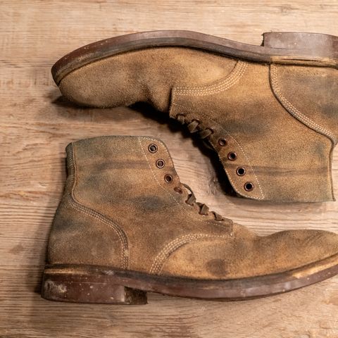Oak Street Bootmakers Field Boot in Horween Natural Chromexcel Roughout