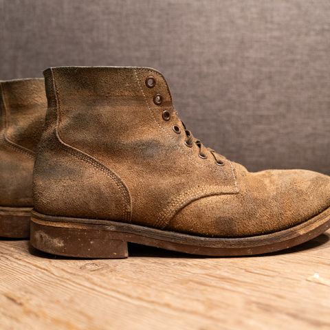 Oak Street Bootmakers Field Boot in Horween Natural Chromexcel Roughout