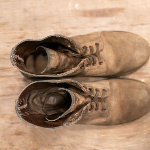 Oak Street Bootmakers Field Boot in Horween Natural Chromexcel Roughout