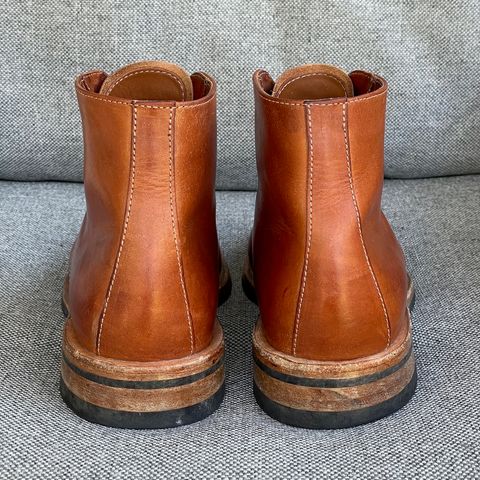 Oak Street Bootmakers Lakeshore Boot in Badalassi Carlo Cognac Pueblo Veg Crust
