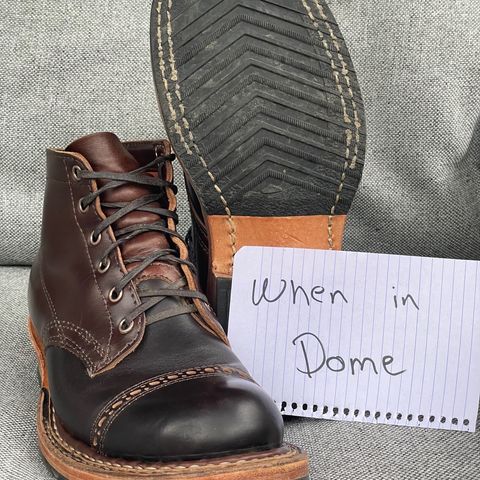 View photo of White's Semi-Dress in Horween Brown Chromexcel Horsehide