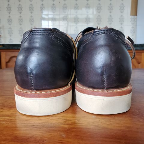 Viberg 145 Oxford in Horween Black Chromexcel