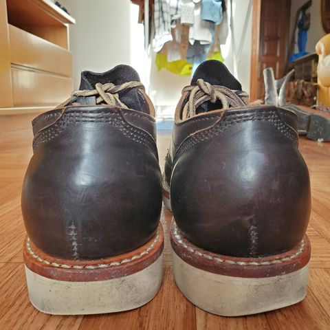Viberg 145 Oxford in Horween Black Chromexcel