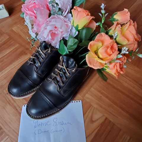 Viberg 145 Oxford in Horween Black Chromexcel