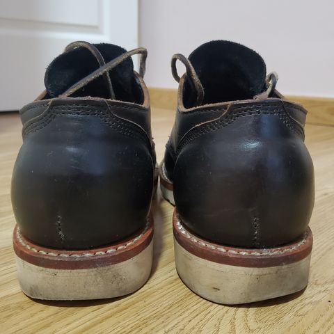 Viberg 145 Oxford in Horween Black Chromexcel