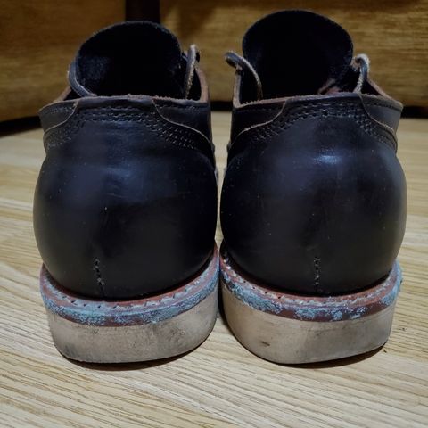 Viberg 145 Oxford in Horween Black Chromexcel