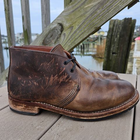 Red Wing Beckman Chukka in S.B. Foot Unknown Leather