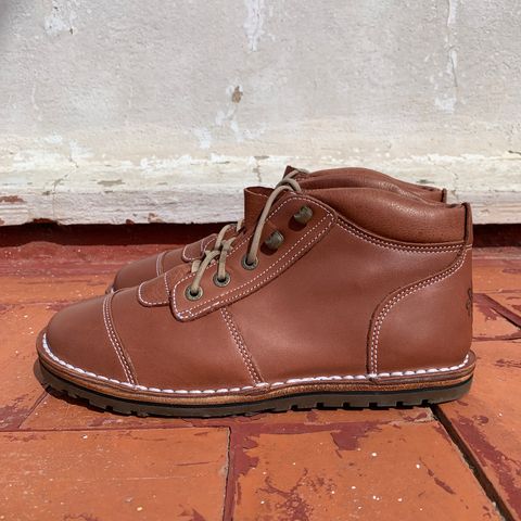 Jim Green African Ranger Barefoot Boot in Chestnut Tan Full Grain