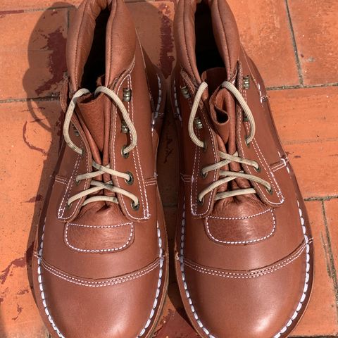 Jim Green African Ranger Barefoot Boot in Chestnut Tan Full Grain