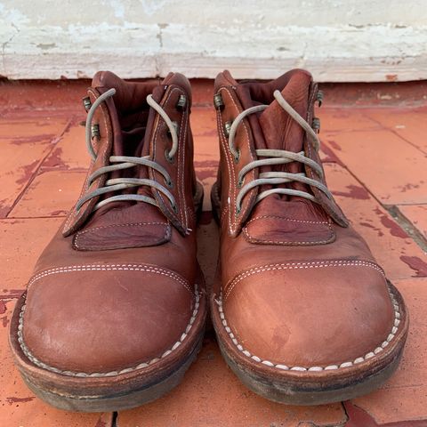 Jim Green African Ranger Barefoot Boot in Chestnut Tan Full Grain