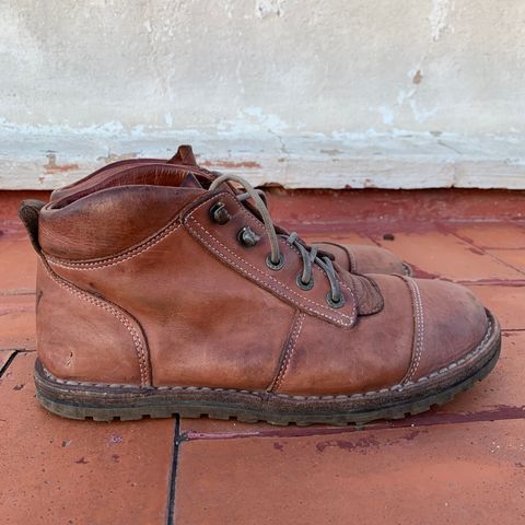 Jim Green African Ranger Barefoot Boot in Chestnut Tan Full Grain